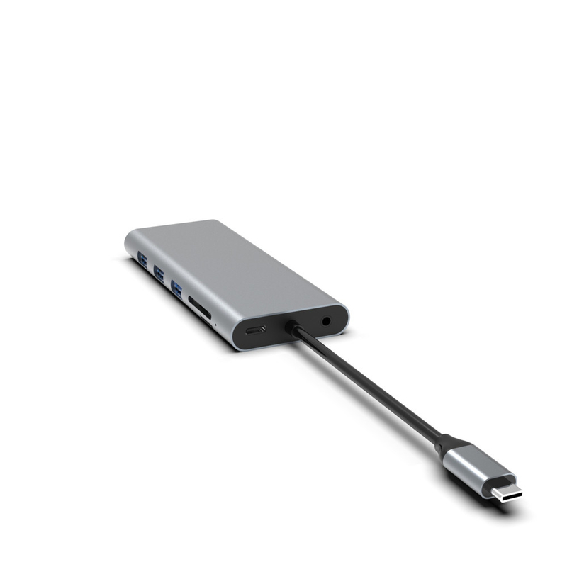 5-در-1 هاب USB C با اتریتن USB A Rj45 آداپتور نوع C ایستگاه اتصال مک بوک