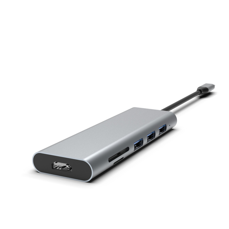 آداپتور USB-C با سرعت بالا با USB 3.0 HDMI PD شارژ لوگو سفارشی در دسترس برای