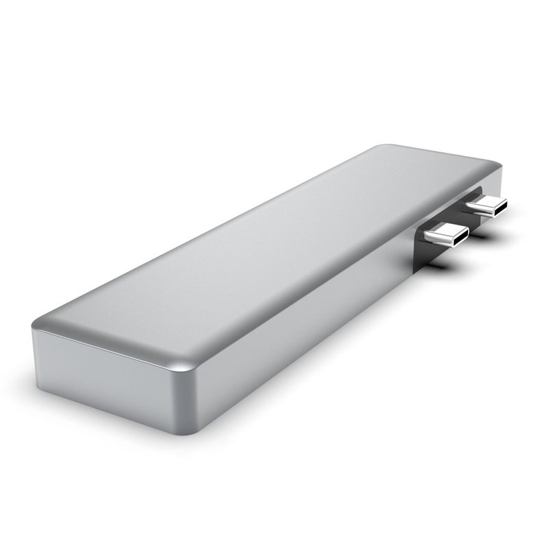 آداپتور دوگانه usb c هاب سفارشی Dock 6-in-1 HDTV Dock هاب های قابل تنظیم USB برای مک بوک