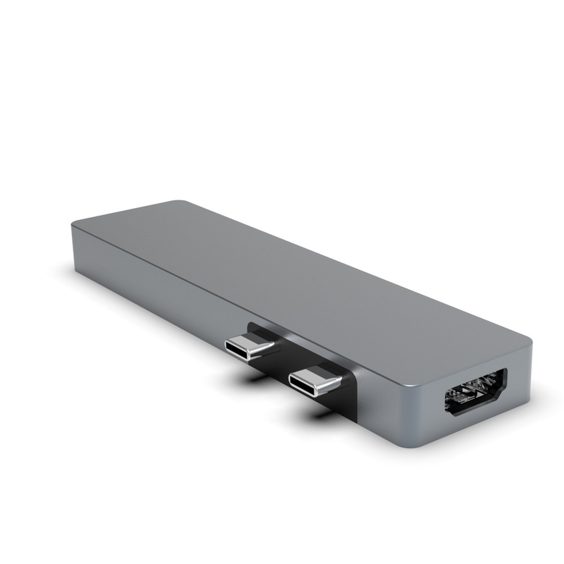 هاب USB-C 7-in-2 سازگار با تاندربولت 3 پورت USB C 4K HDMI برای مک بوک مک بوک پرو