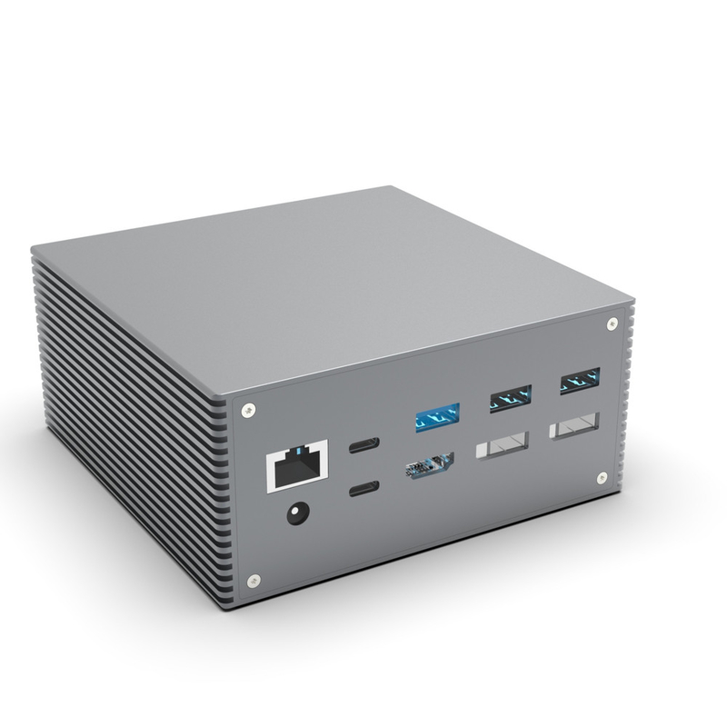 15 در 1 ایستگاه دوگانه USB C 4k 60hz نوع C SD 104Mb RJ45 1000M USB 3.0 برای لپ تاپ