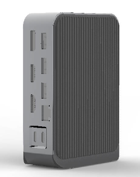 16-در-1 تاندربولت Displaylink Dock USB Docking Station مانیتور دوگانه برای مک بوک و ویندوز