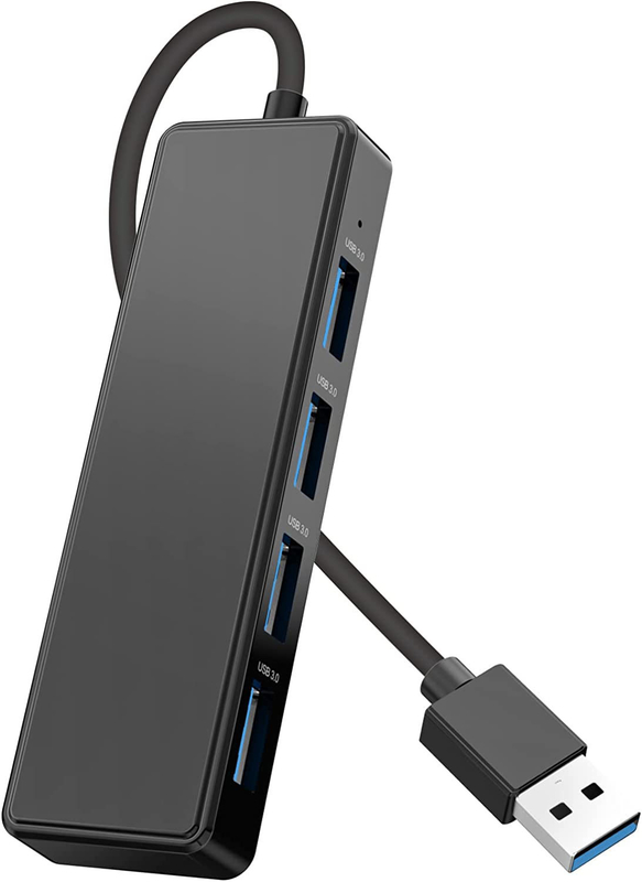 4 پورت USB A Splitter Ultra-Slim USB Expander USB 3.0 کنتاکتور برای صفحه کلید ماوس