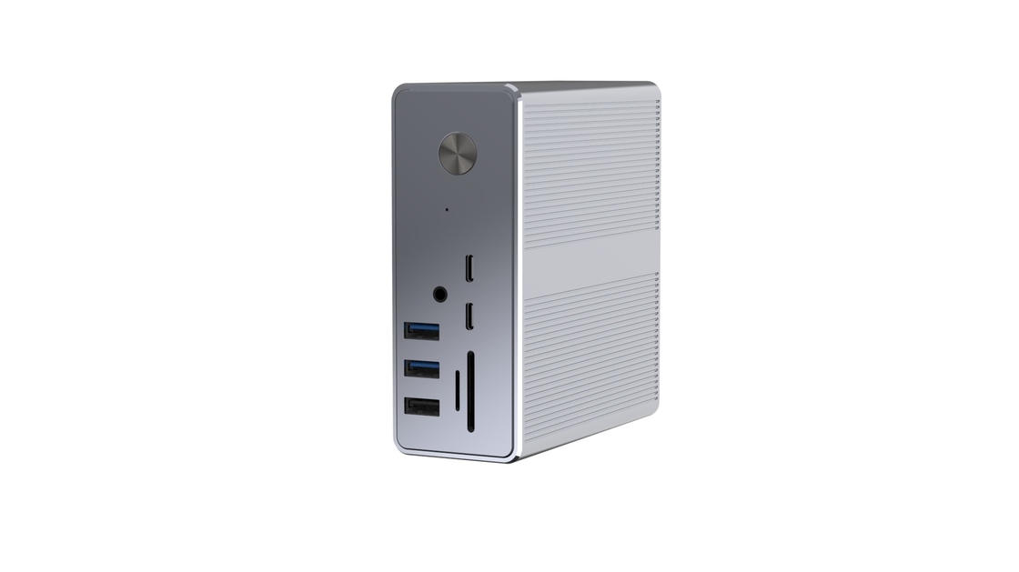 15-In-1 Displayport USB Docking Station دو USB C 4K برای مک بوک و ویندوز