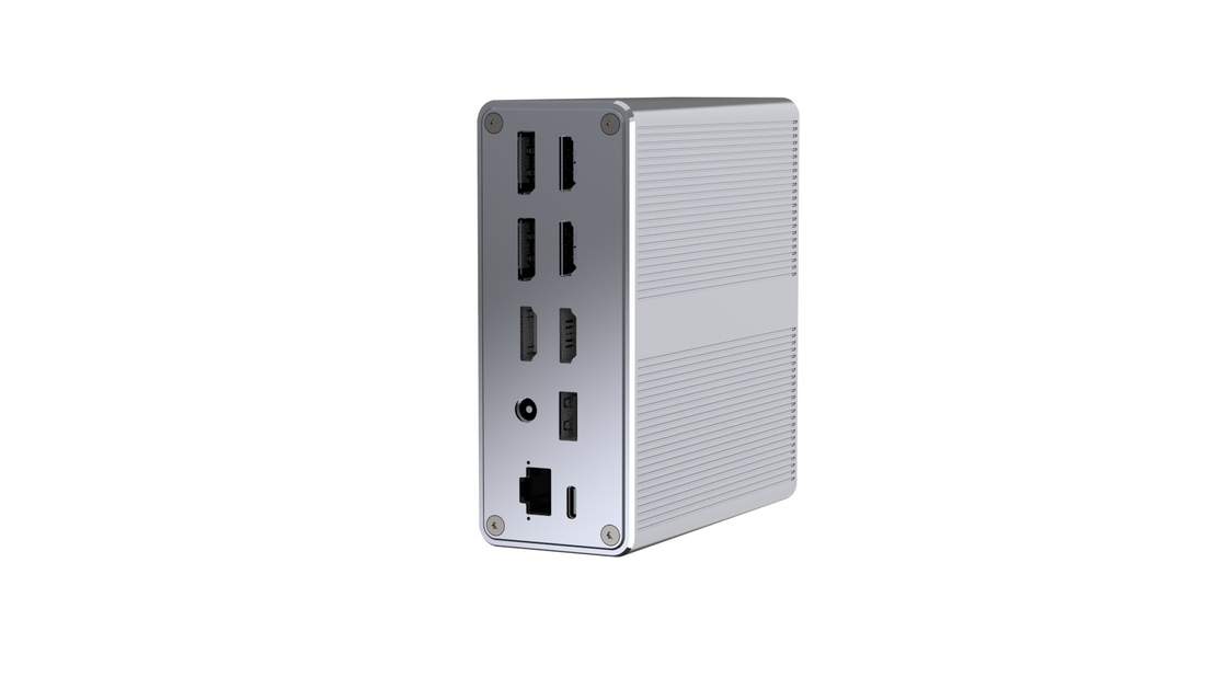 15-In-1 Displayport USB Docking Station دو USB C 4K برای مک بوک و ویندوز