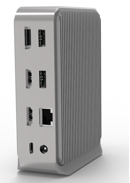 14-Port USB-C Docking Station 65w Chromebook گواهی سه گانه مانیتورهای 4K 3.5mm جک صوتی برای لپ تاپ ها