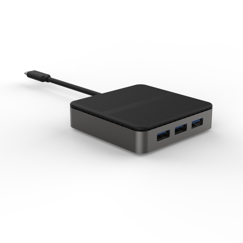 نوع C مربع 9 در 1 USB C HUB HD 4K نوع C Docks RJ45 PD 100W 3xUSB 3.0 Docking Sta