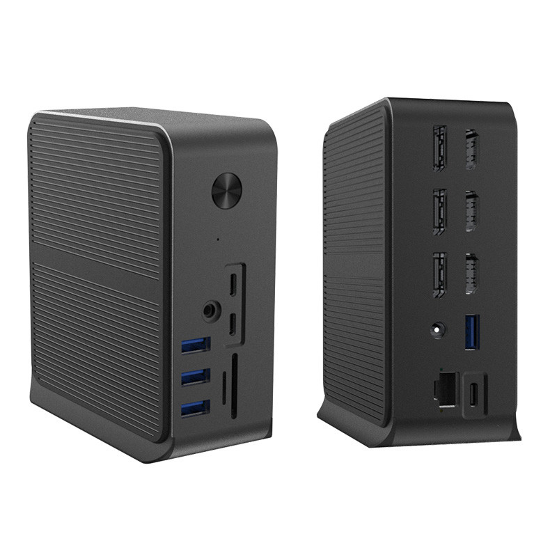 12 در 1 ایستگاه اتصال USB C HUB با پورت های USB C متعدد USB Type C 4K RJ45 VGA USB Hubs Adapter