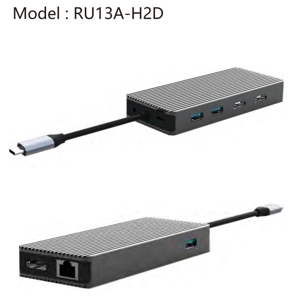 آداپتور هاب USB C 9 در 1 گیگابیت اترنت با پورت 4K HDMI DP برای لپ تاپ مک بوک