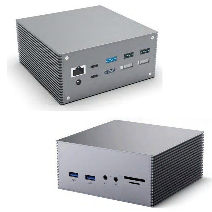 16 در 1 تاندربولت 4 ایستگاه اتصال 3 مانیتور مک USB 3.0 لپ تاپ جهانی DP USB C با منبع برق DC