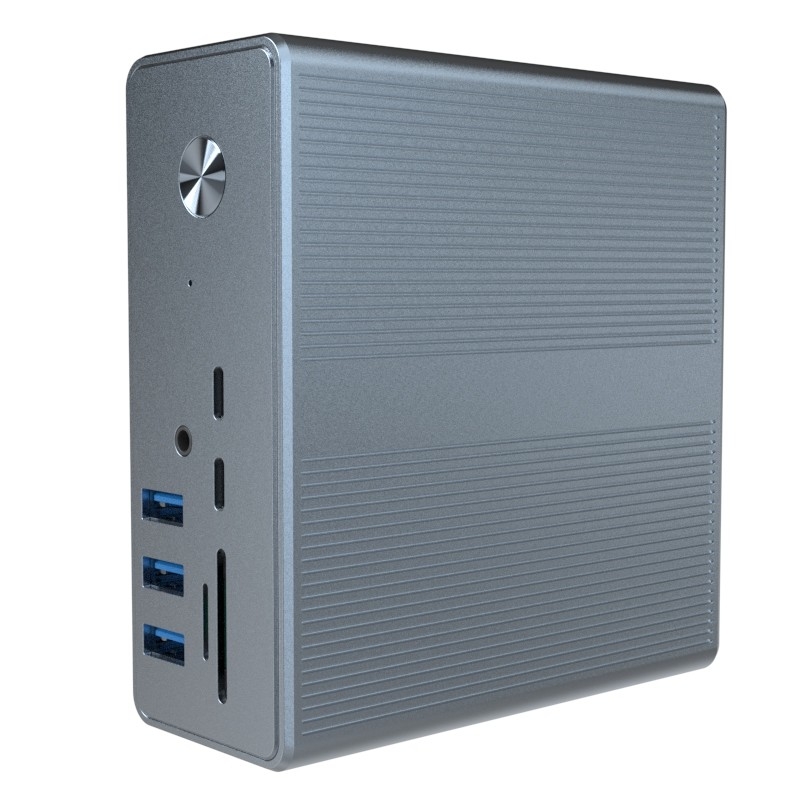 18 در 1 تاندربولت 3 دو مانیتور ایستگاه اتصال HDMI Mac برای USB C ایستگاه اتصال لپ تاپ جهانی