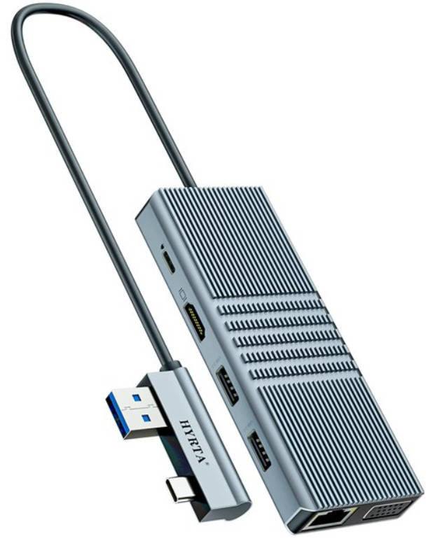 11 در 2 USB C هاب PD 3.0 HDMI صفحه نمایش لینک تکنولوژی سطح پرو 7 هاب ایستگاه اتصال