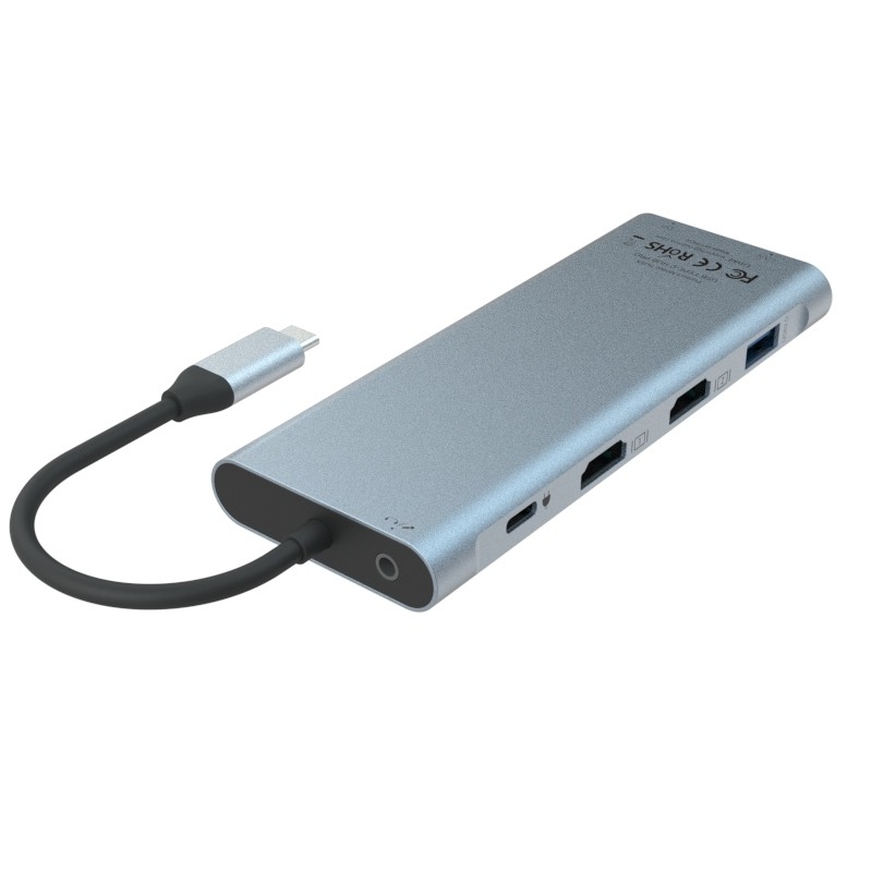 11 در 1 USB Type C Multifunctional Hub Adapter برای لپ تاپ و تلفن همراه