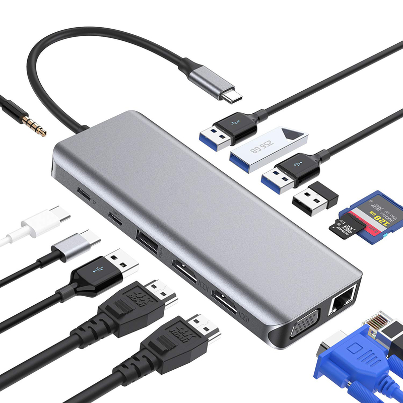USB 3.0 Hub Extension Type A Male to Female Data Cord با قدرت USB C هاب اضافی طولانی