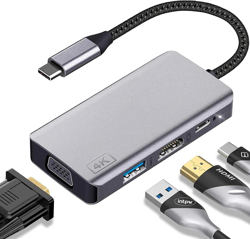 14 در 1 USB C هاب آداپتور برای مک بوک پرو هوا لپ تاپ USB C Docking Station دو مانیتور
