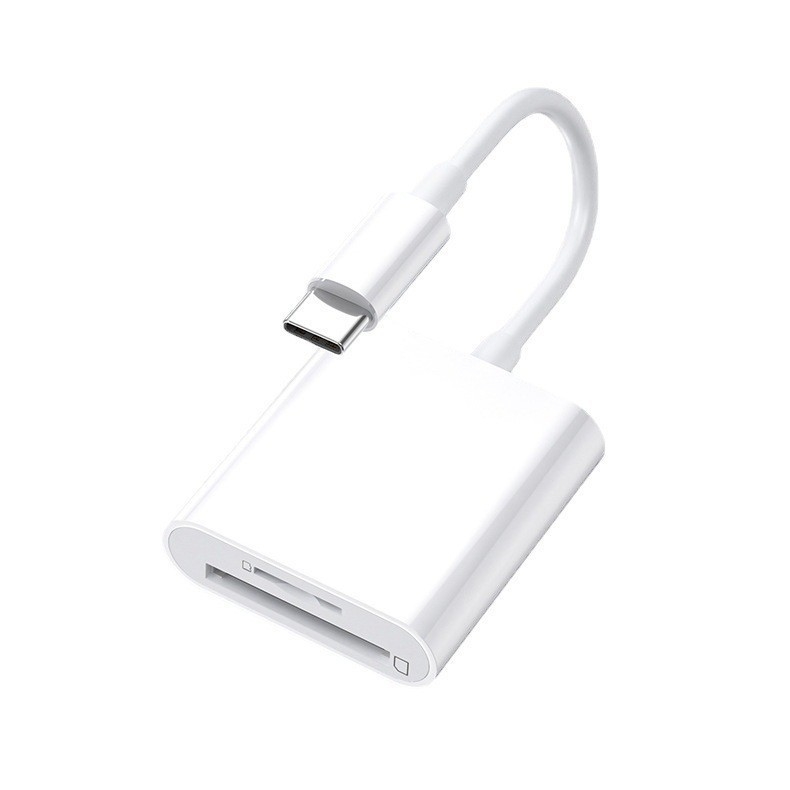 اپل USB خارجی C به خواننده کارت SD نوع C خواننده کارت دوربین آداپتور خواننده کارت حافظه