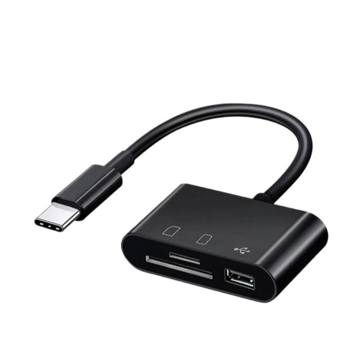 خواننده کارت حافظه برای اندروید کامپیوتر تلفن USB آداپتور دوربین پلاگ اند پلی آداپتور کارت SD آیپد
