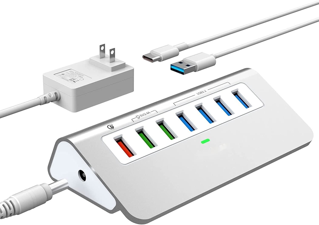 آداپتور USB Type-C به اترنت با 14 پورت USB 1000 Mbit / s Gigabit RJ45 LAN Hub