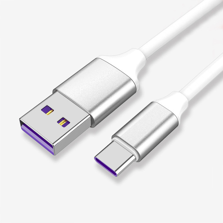 3m 2m سفید USB A به USB C کابل شارژ سریع سازگار با سامسونگ گلکسی