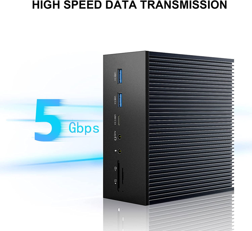 17 در 1 100w USB C Docking Station PD شارژر سریع / PC Host / USB 2.0/3.0 Hub / HDMI 4K60HZ / PD 4K/60HZ