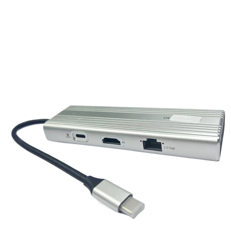 5 پورت 5 در 1 USB C هاب ایستگاه اتصال USB-C به HDMI USB A 3.0 PD 100W