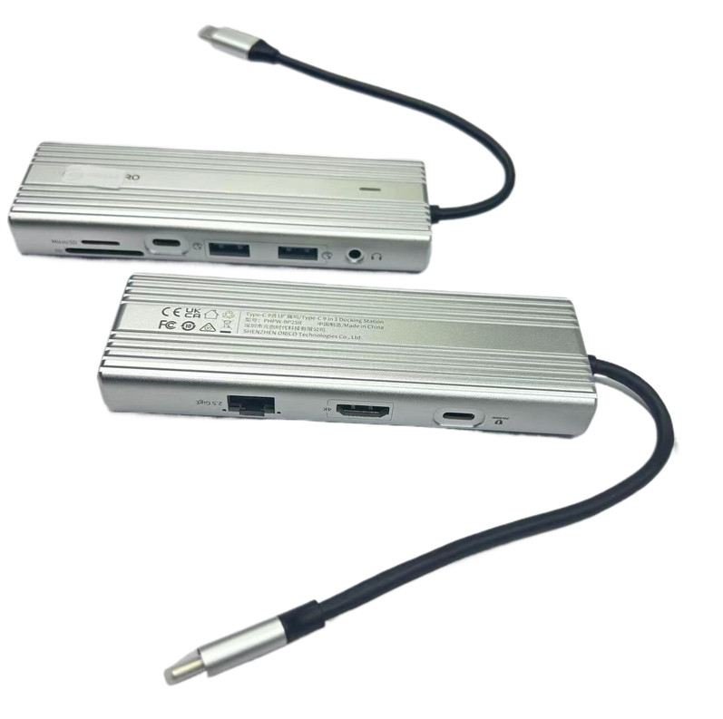 مک usb c هاب 6 در 1 ایستگاه اتصال USB-C به USB A 3.0 PD 100W برای مک مینی m1 m2