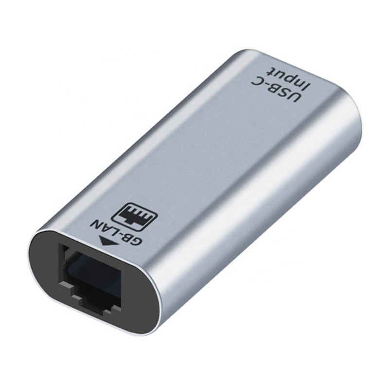 USB C ماده به پورت ادیپتر اترنت 10/100/1000 Mbps سرعت برای اتصال سریع شبکه