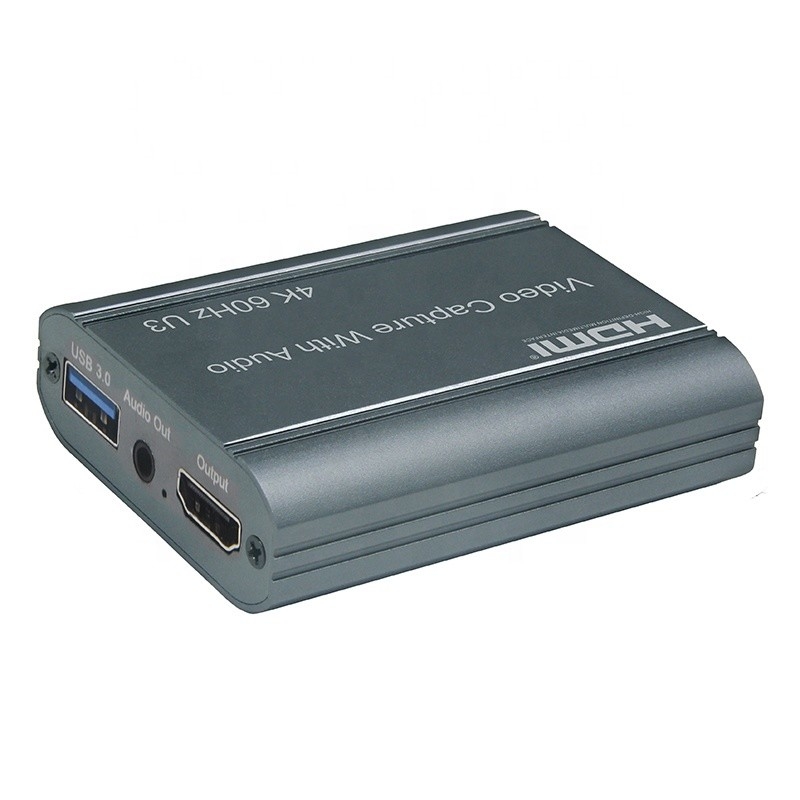 کارت ضبط ویدیوی حرفه ای 4K 60Hz HDMI به USB3.0 با خروجی صوتی و USB 3.0