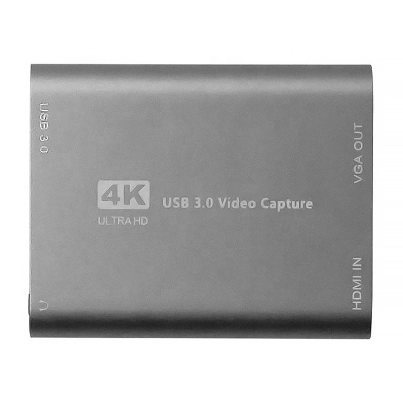 USB 3.0 HDMI Video Capture DVR Card Box با میکروفون VGA Loop Out برای دوربین کامپیوتر ایکس باکس