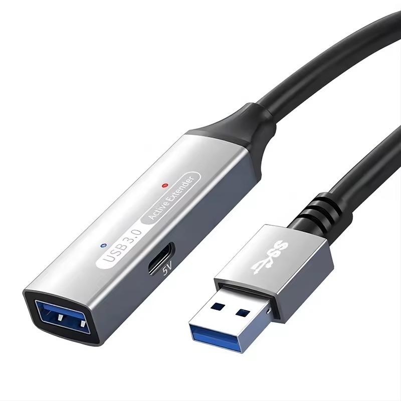 USB 3.0 Hub Extension Type A Male to Female Data Cord با قدرت USB C هاب اضافی طولانی