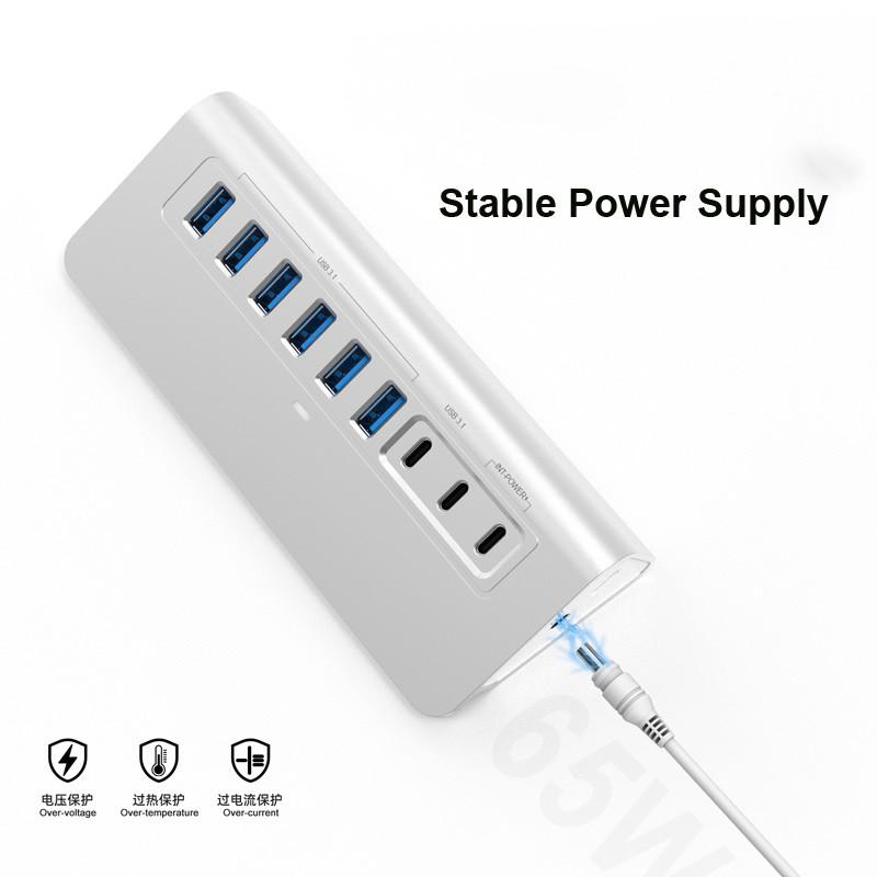 توسعه دهنده پورت نوع C قابل تنظیم با کانکتور USB A پشتیبانی OEM / ODM