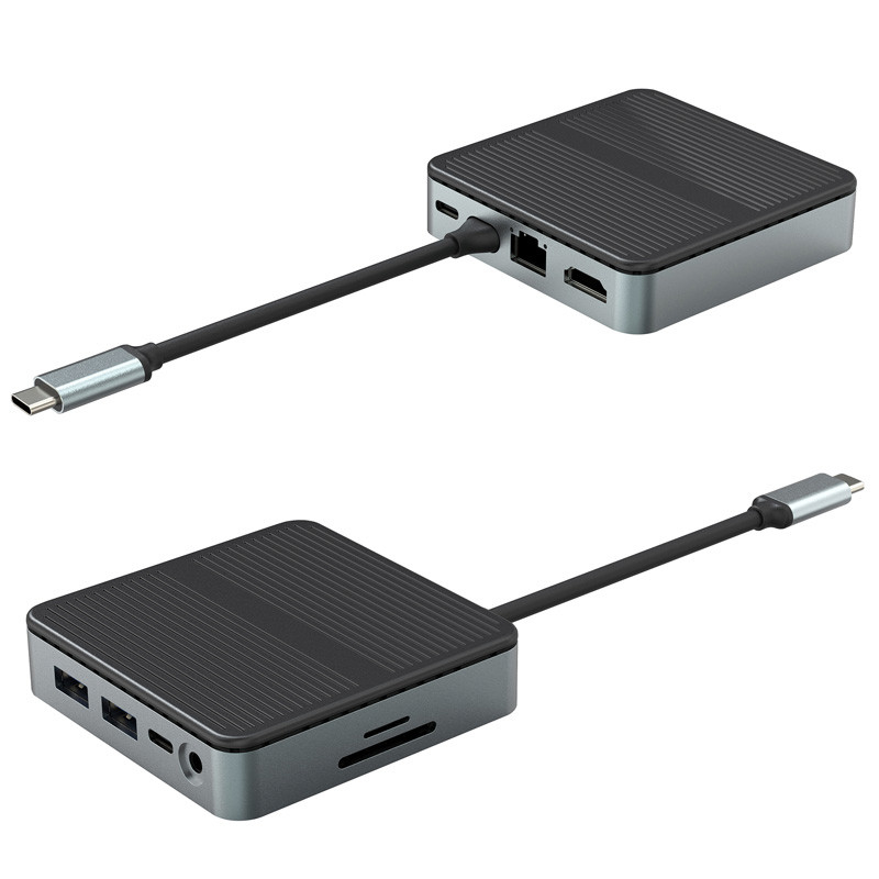 9 در 1 انتقال سریع داده USB 3.0 پورت هاب نوع C پورت به آداپتور HDMI