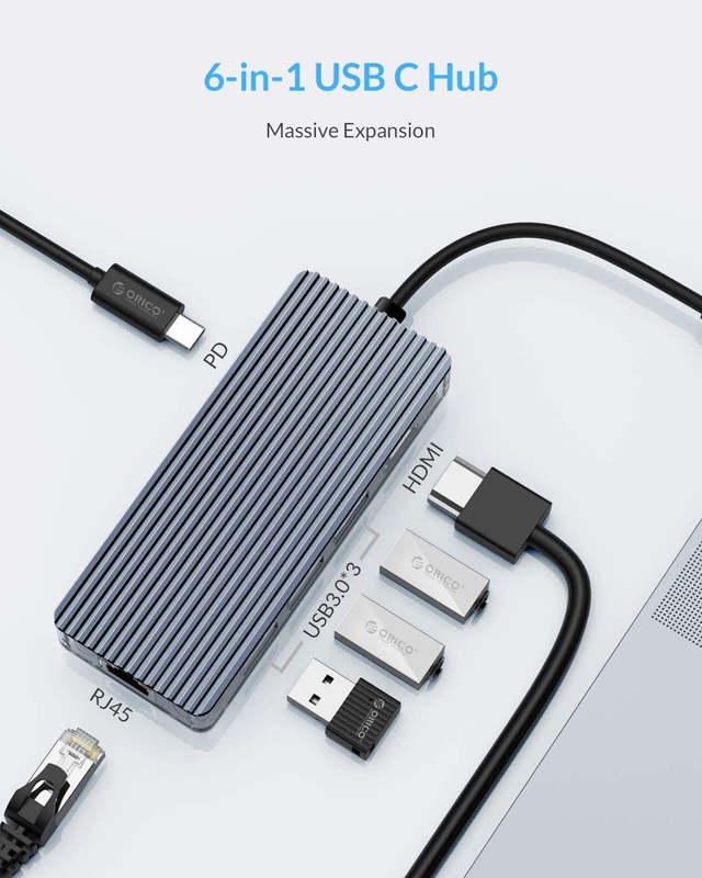 TYPE-C مرد 11 در 1 هاب کامپیوتر لپ تاپ آداپتور ایستگاه اتصال با 1000Mbps RJ45 و USB-C PD