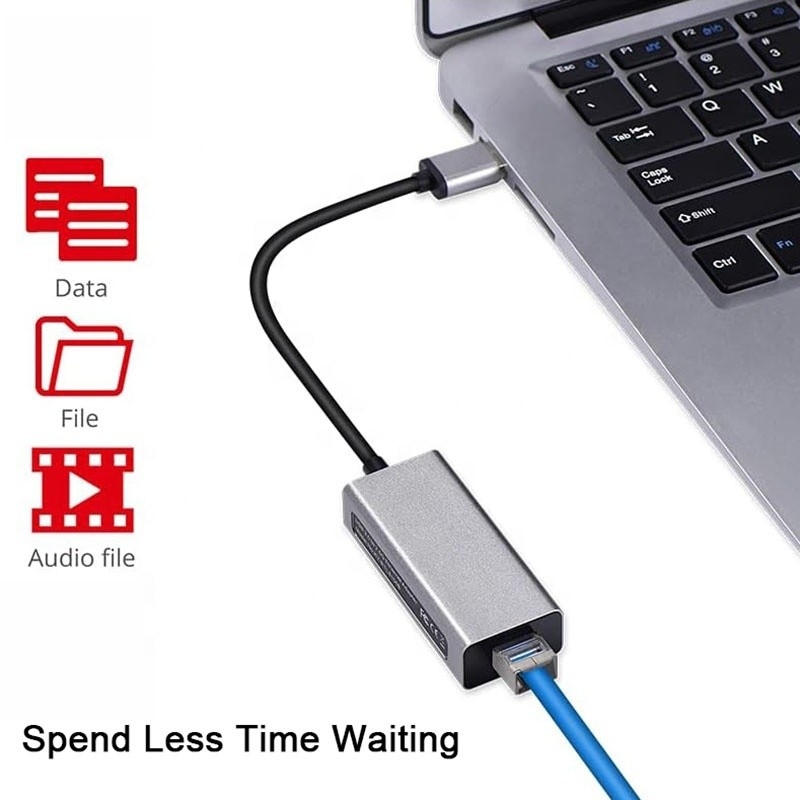 آداپتور کارت شبکه USB 3.0 با سرعت فوق العاده 2500Mbps با 2.5G Gigabit Ethernet