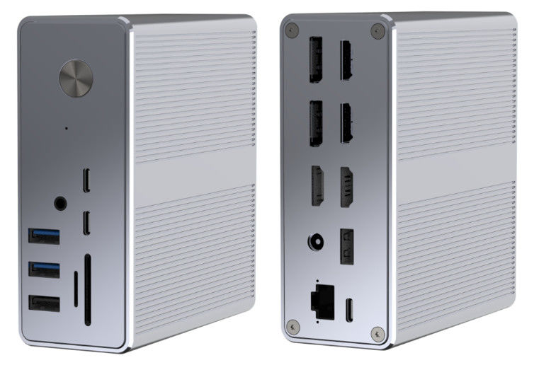 16 در 1 ایستگاه اتصال USB-C PD 100W شارژر سریع میزبان PC / USB 2.0/3.0 هاب / HDMI 4K60HZ / PD 4K/60HZ / RJ45 گیگابیت