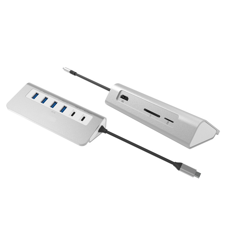 9 در 1 ایستگاه اتصال قابل حمل برای لپ تاپ با خواننده کارت SD HDMI 4K