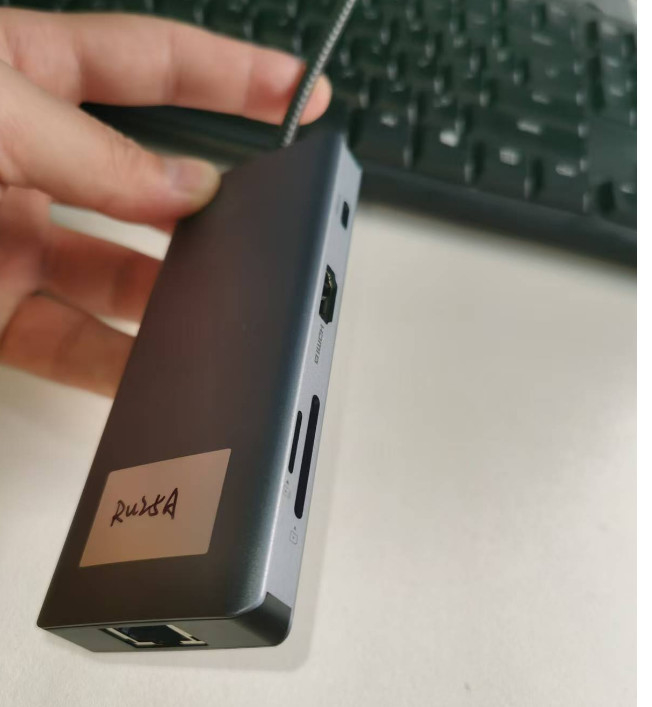 4K HDMI 9 در 1 USB-C Hub با USB 3.1 Multi Port Docking Station Adapter لپ تاپ مک