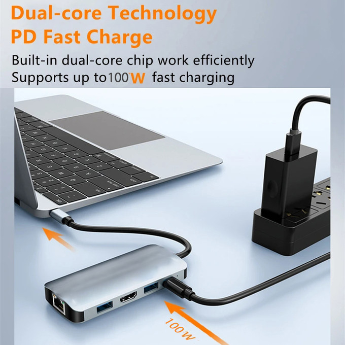 آسان و USB C هاب 1 X راهنمای کاربر USB نوع USB A خروجی رابط نوع C