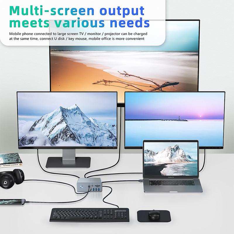 طراحی کامپکت USB-C Multiport Docking راه حل نهایی برای کاربران کروم OS