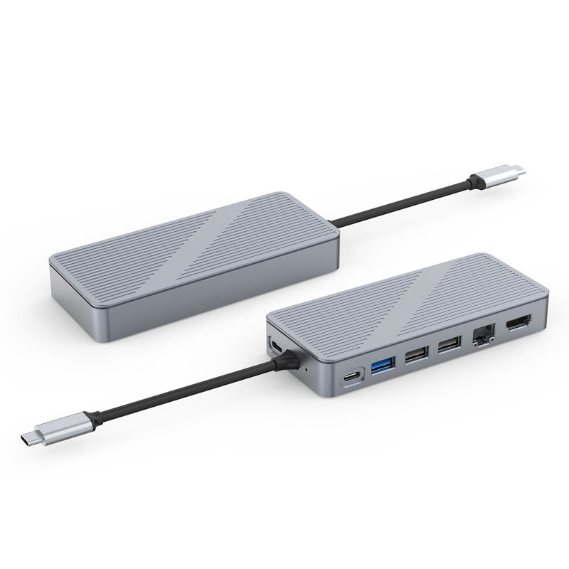 ایستگاه اتصال USB-C USB 3.0 اترنت 1G HDMI 4K برای سازگاری با دستگاه های USB C