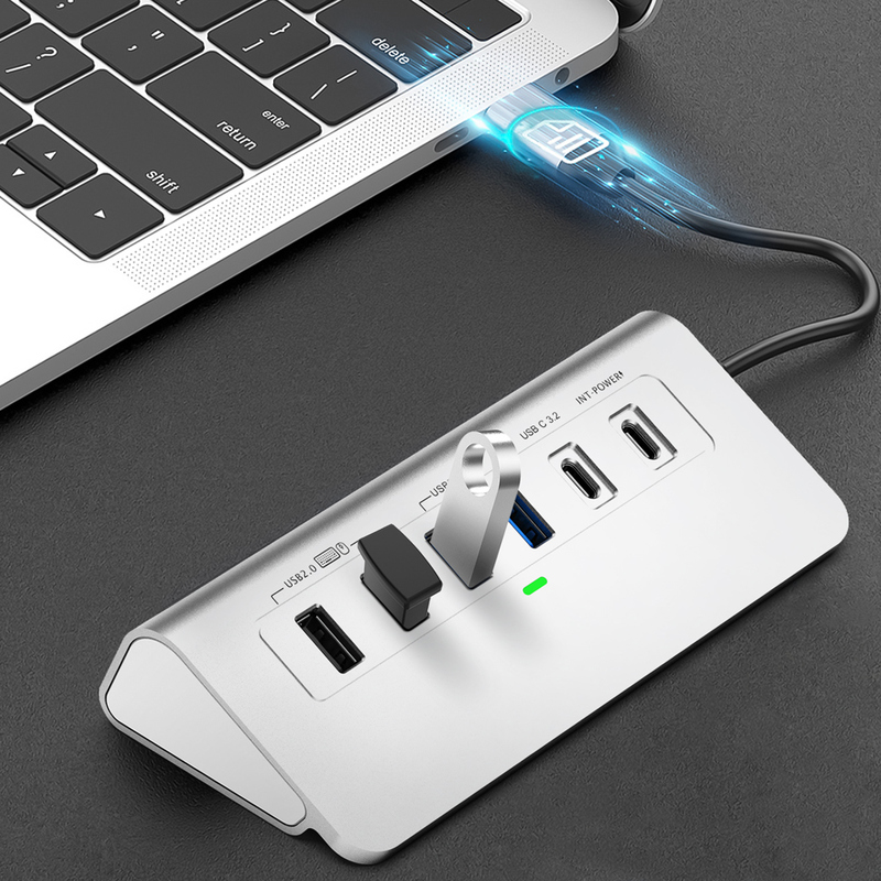 هاب USB C با خروجی HDMI 4K با خروجی HDMI 4K برای نمایشگر با وضوح بالا و پخش ویدئو