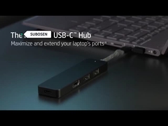 USB C 6 در 1 آداپتور چند پورت به HDMI Splitter USB-A 3.1 Type-C پورت داده 100W PD SD Card Reader