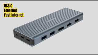 USB C هاب اترنت سرعت لپ تاپ شما را افزایش می دهد